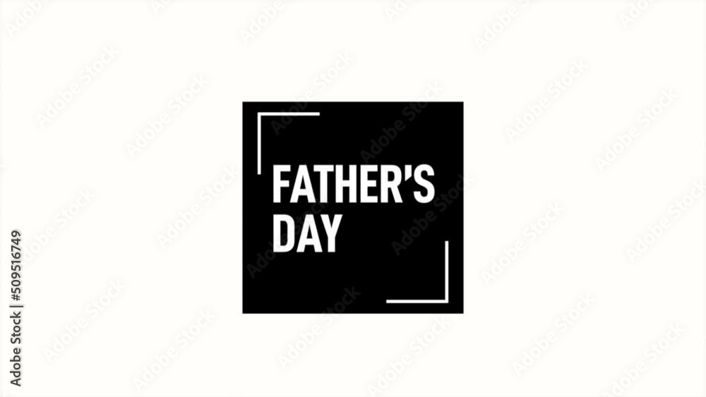 Father Day on black shape with white texture, motion holidays and promo style background Father Day on black shape with white texture, motion holidays and promo style background
