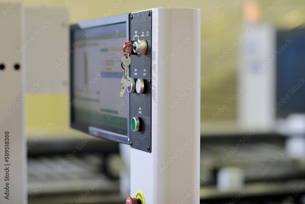 Plc Hmi Based Control Panel Stock Photo Adobe Stock