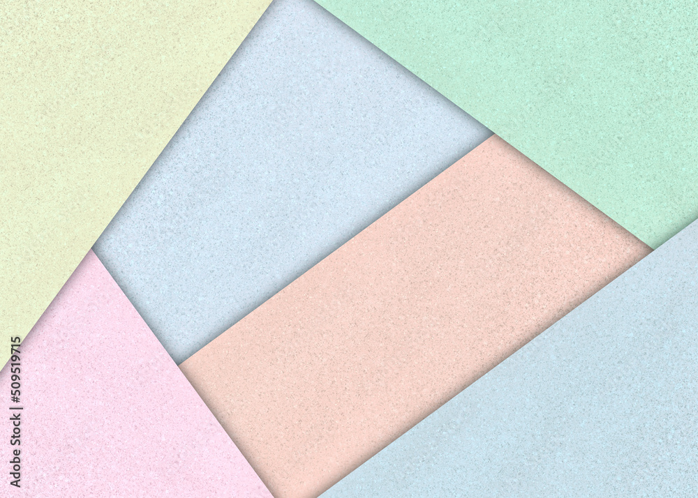 Fototapeta premium beautiful colorful pastel background paper stack