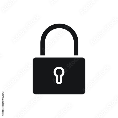 Lock vector for website symbol icon presentation