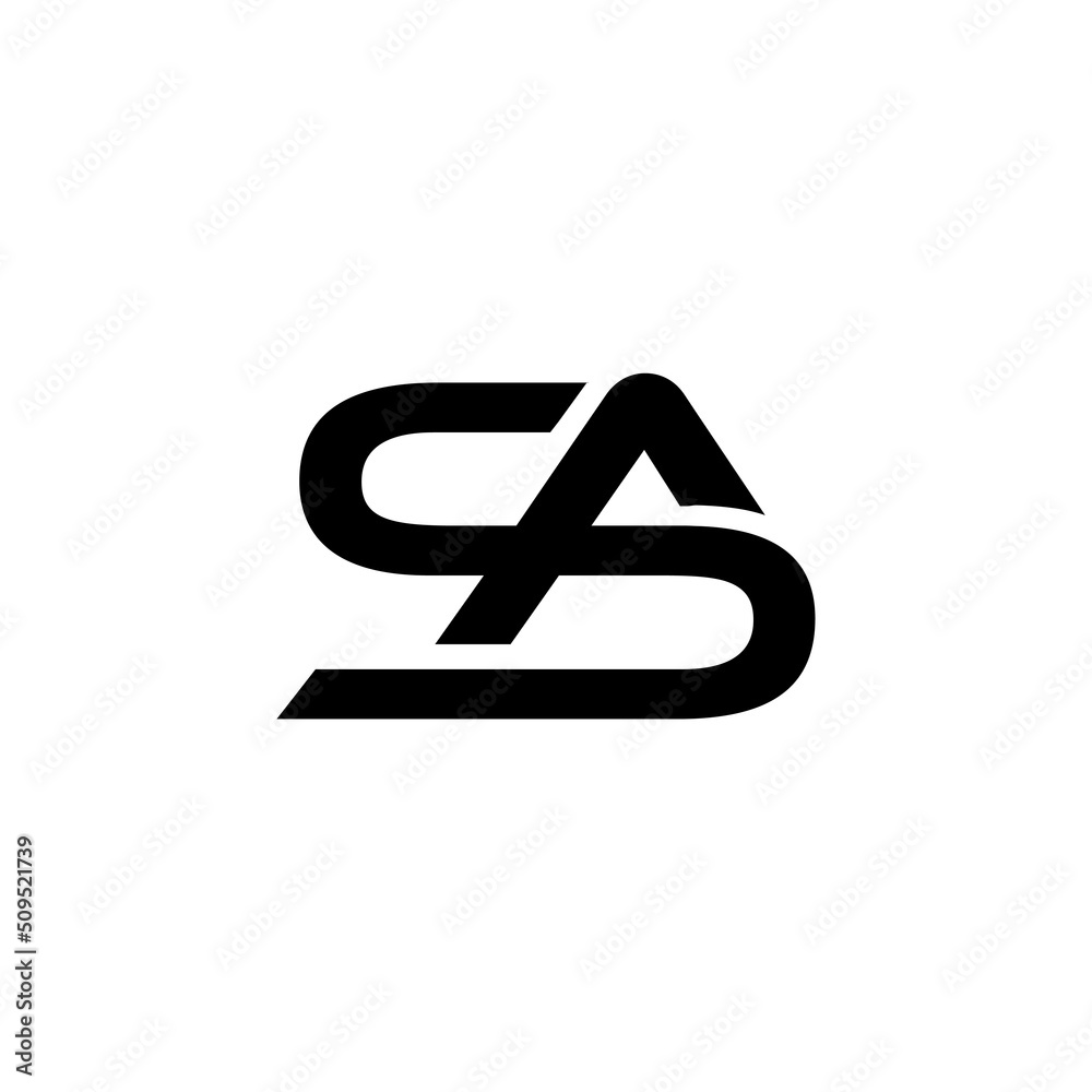 initial letter SA logo vector initial letter SA logo vector
