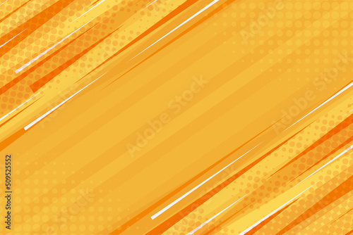 Vector pop art yellow comics. Retro pattern stirp mock up background.