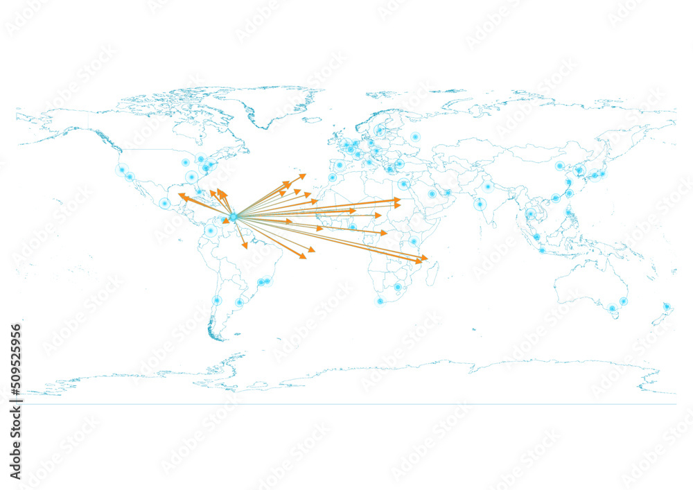 Export concept map for Grenada, vector Grenada map on white background suitable for export concepts. File is suitable for digital editing and large size prints. Export concept map for Grenada, vector Grenada map on white background suitable for export concepts. File is suitable for digital editing and large size prints.