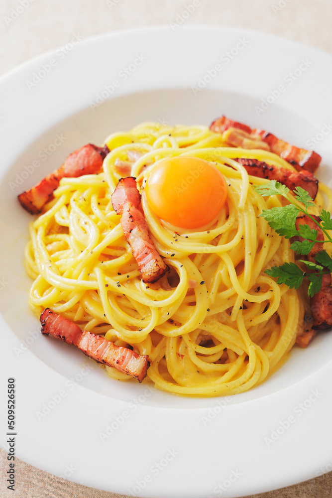 スパゲッティカルボナーラ　Spaghetti Carbonara