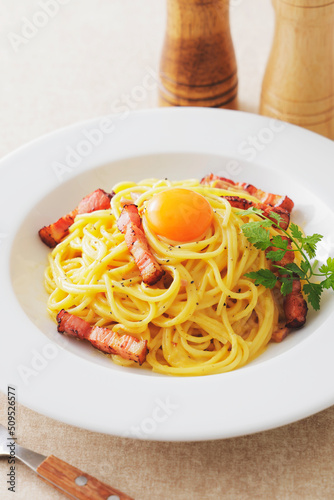 スパゲッティカルボナーラ Spaghetti Carbonara