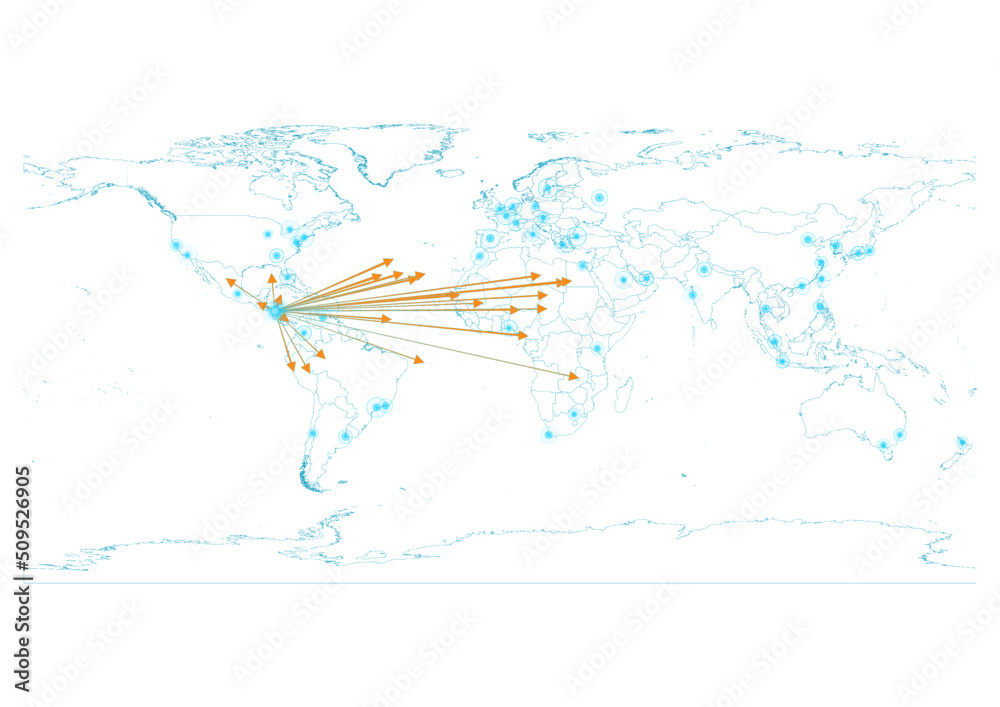 Export concept map for Nicaragua, vector Nicaragua map on white background suitable for export concepts. File is suitable for digital editing and large size prints. Export concept map for Nicaragua, vector Nicaragua map on white background suitable for export concepts. File is suitable for digital editing and large size prints.
