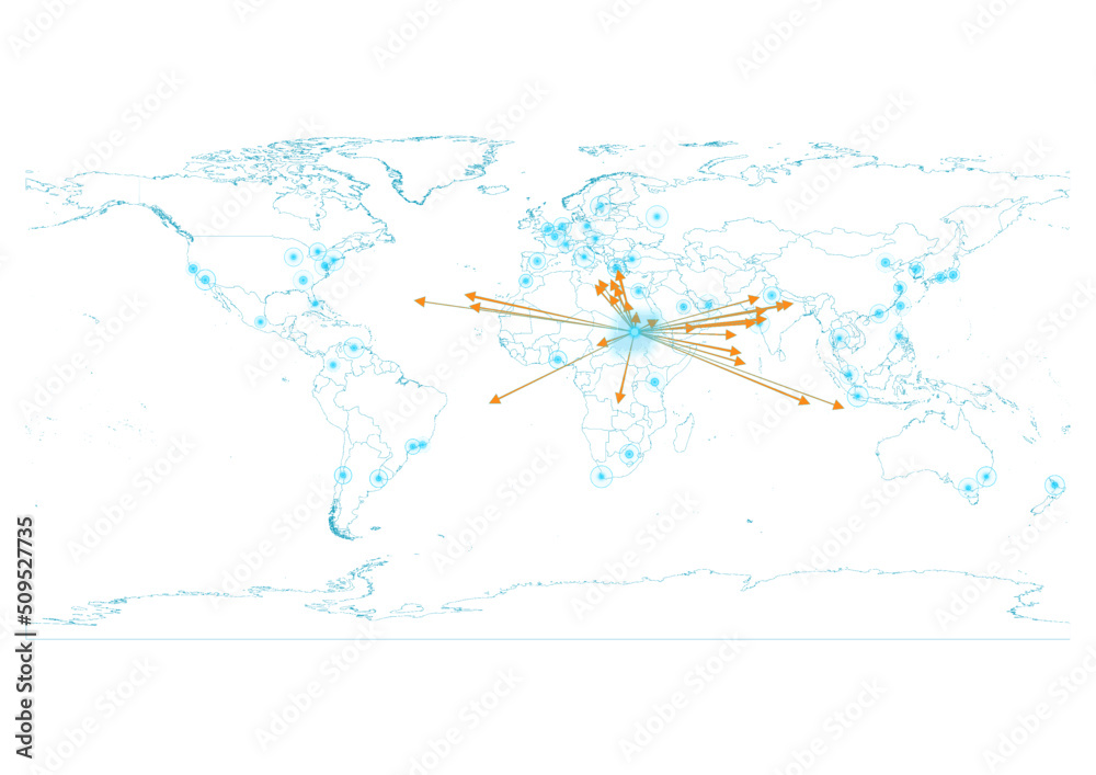 Export concept map for Sudan, vector Sudan map on white background suitable for export concepts. File is suitable for digital editing and large size prints. Export concept map for Sudan, vector Sudan map on white background suitable for export concepts. File is suitable for digital editing and large size prints.