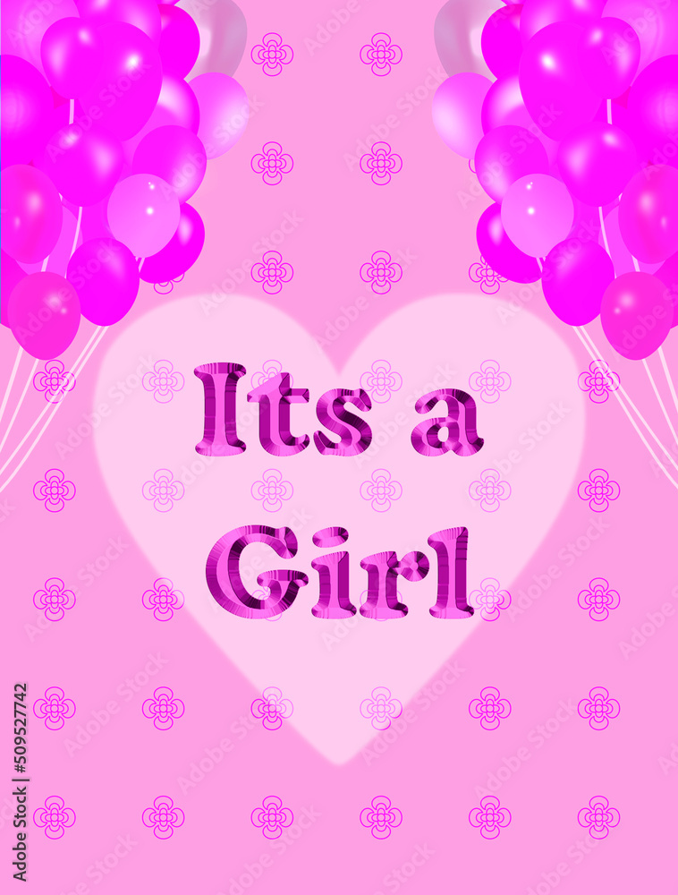 Baby shower-its a Girl