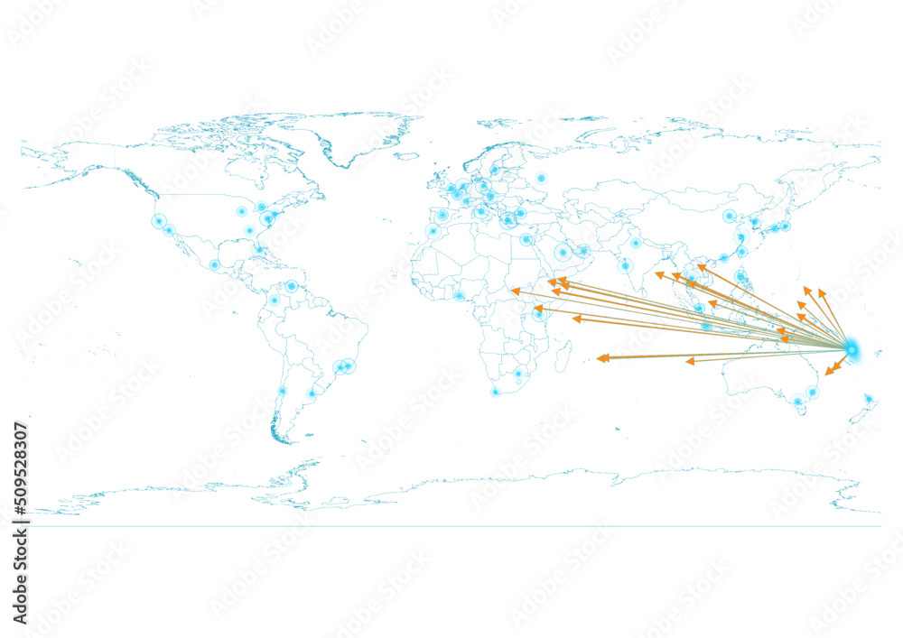 Export concept map for Vanuatu, vector Vanuatu map on white background suitable for export concepts. File is suitable for digital editing and large size prints. Export concept map for Vanuatu, vector Vanuatu map on white background suitable for export concepts. File is suitable for digital editing and large size prints.