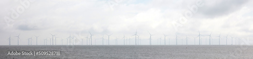 Windmills in the sea