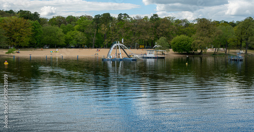 Canvas Print Strandbad Tegelsee, Tegelort, Reinickendorf
