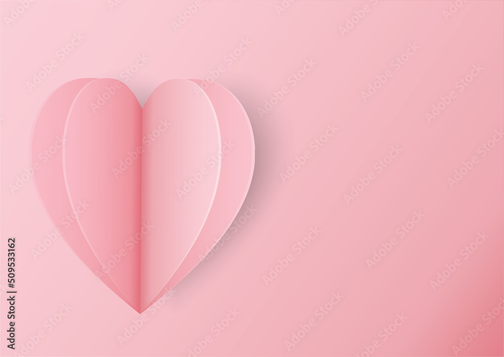 pink heart card