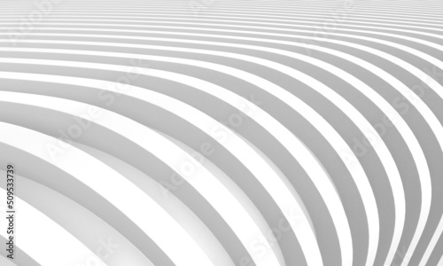 Fototapeta Naklejka Na Ścianę i Meble -  White stripe waves pattern futuristic background