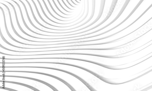White stripe waves pattern futuristic background © VERSUSstudio