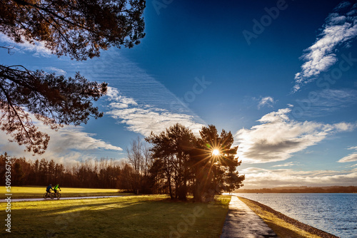 Strathclyde Loch, Hamilton, Motherwell, Scotland photo