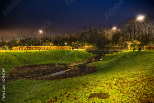 Strathclyde Loch, Hamilton, Motherwell, Scotland photo