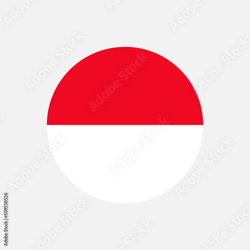 Country Monaco. Monaco flag. Vector illustration. Free Download Country Monaco. Monaco flag. Vector illustration. - GFXLoad