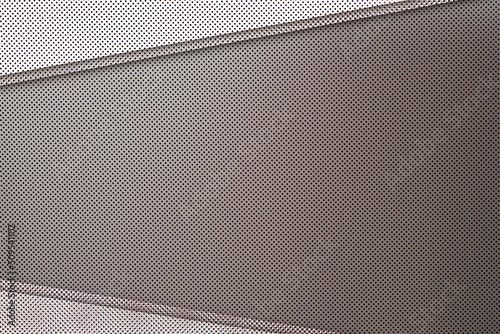 Steel backdrop with metal texture. Sheet metal with perforations