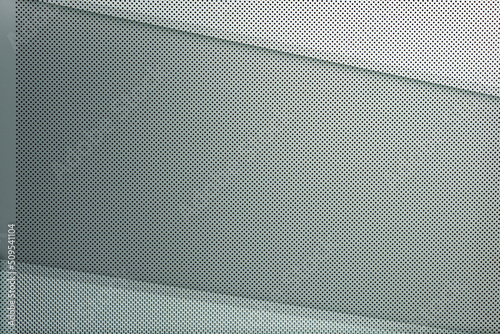 Steel backdrop with metal texture. Sheet metal with perforations