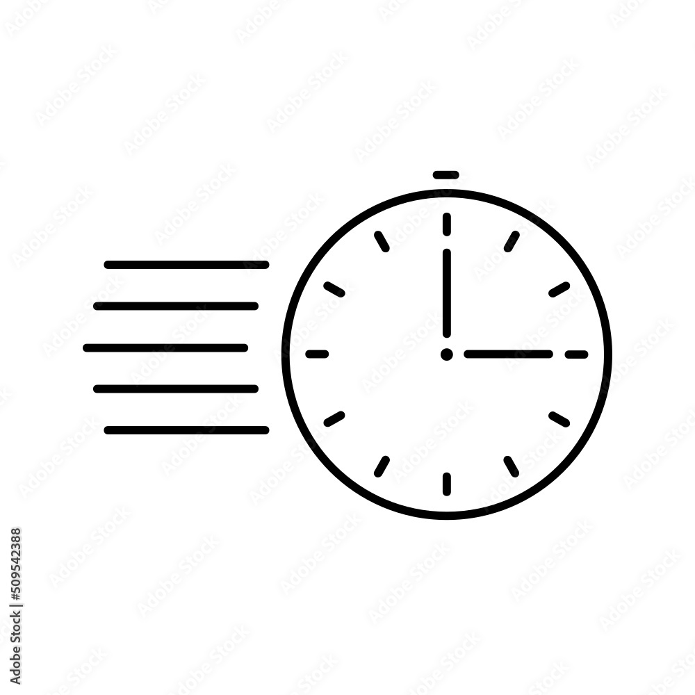 Black line icon for Quick Icon