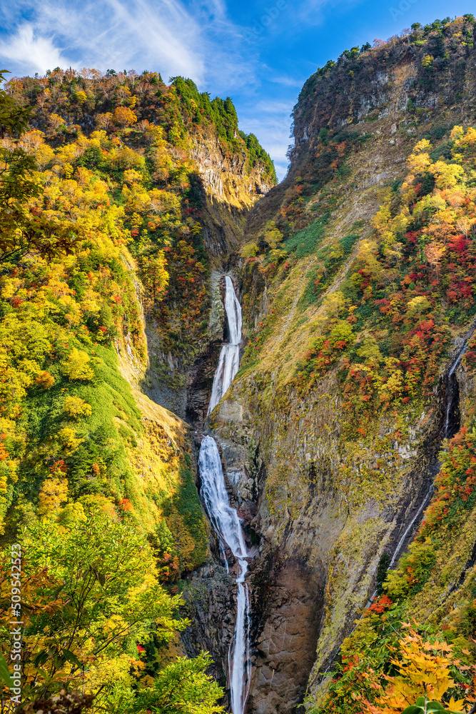 秋の称名滝