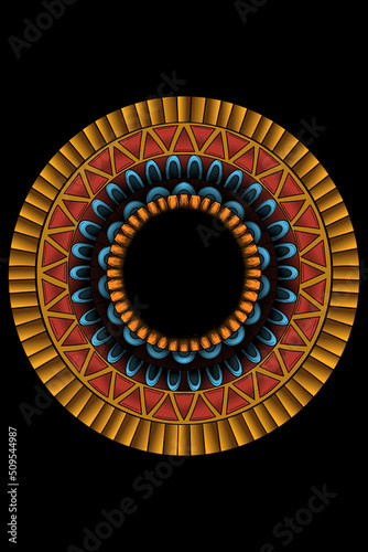Ornament mandala vector illustration
