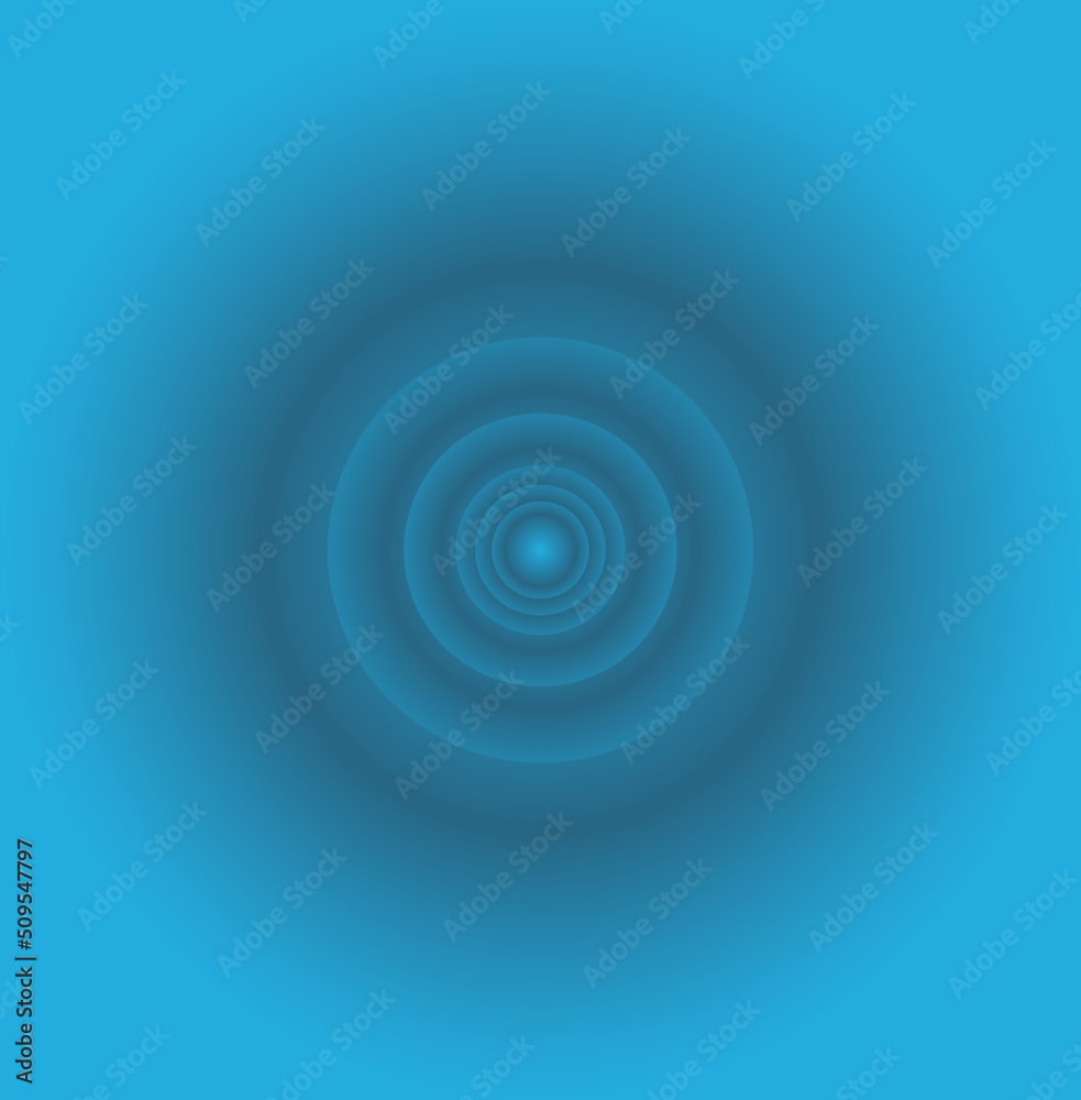 Fototapeta premium abstract vector geometric background with circles in blue gradient color