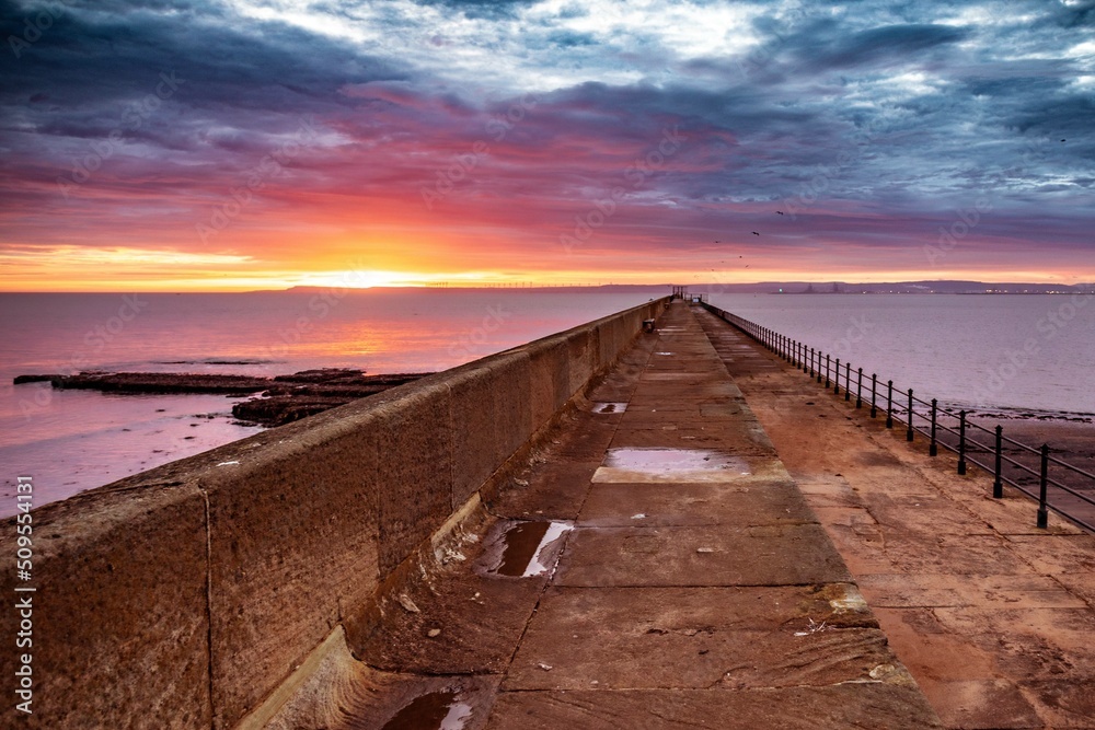 Obraz premium The Headland, Hartlepool, north east England, UK