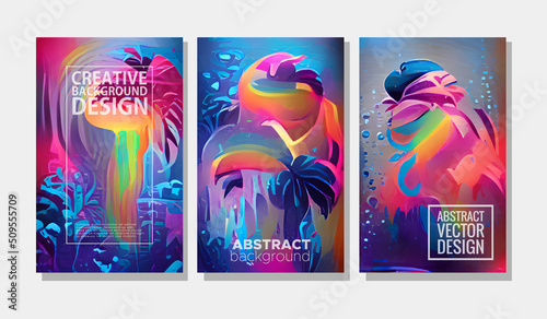 Colorful design. Art pattern decoration element background. Beautiful wallpaper.