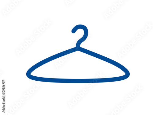 clothes hanger vector with simple design