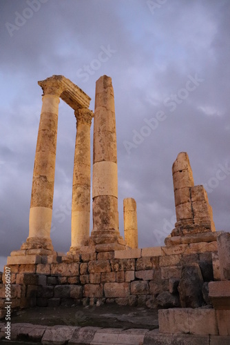 Amman, Jordan - Amman citadel (Temple of Hercules - historical Roman building)