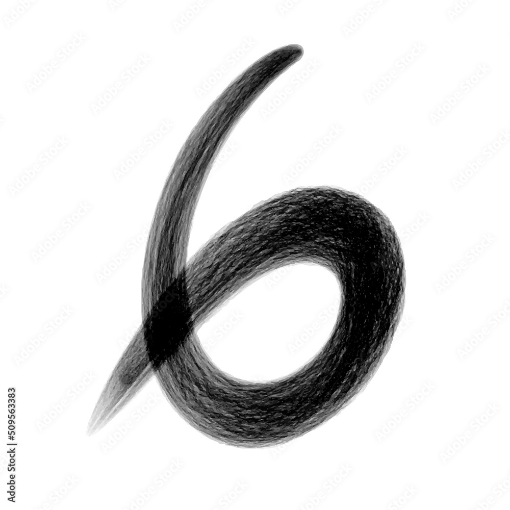 Six, Number six design vector,6th birthday logo icon design, 6 Number