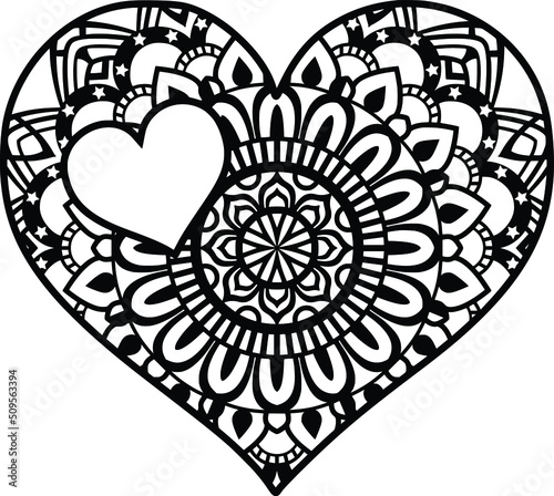 Mandala design. You can change the size and color of the eps file as you like. Will fit well as a design on a shirt or in your shadow box. You can also use laser cutters like Cricut, Glowforge