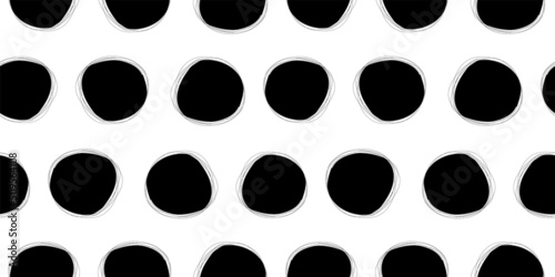 Colored circles. Seamless pattern background for your design