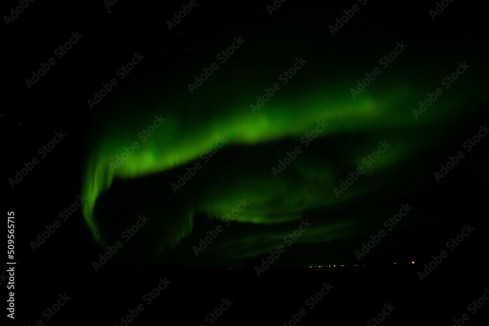 Fototapeta premium Aurora Boreal Islandia
