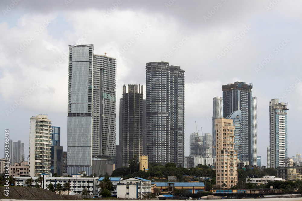 View of Mumbai city, Maharashtra, India