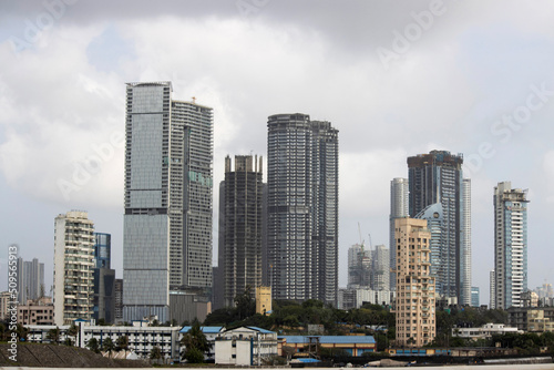 View of Mumbai city, Maharashtra, India photo