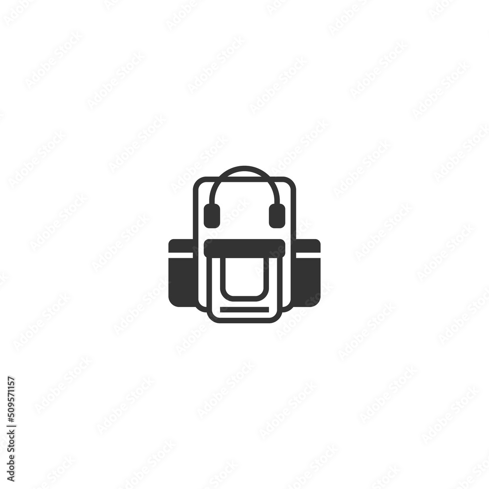 Backpack line icon. linear style sign for mobile concept and web design. Backpack outline vector icon. Symbol, logo illustration. Vector graphic Backpack line icon. linear style sign for mobile concept and web design. Backpack outline vector icon. Symbol, logo illustration. Vector graphic