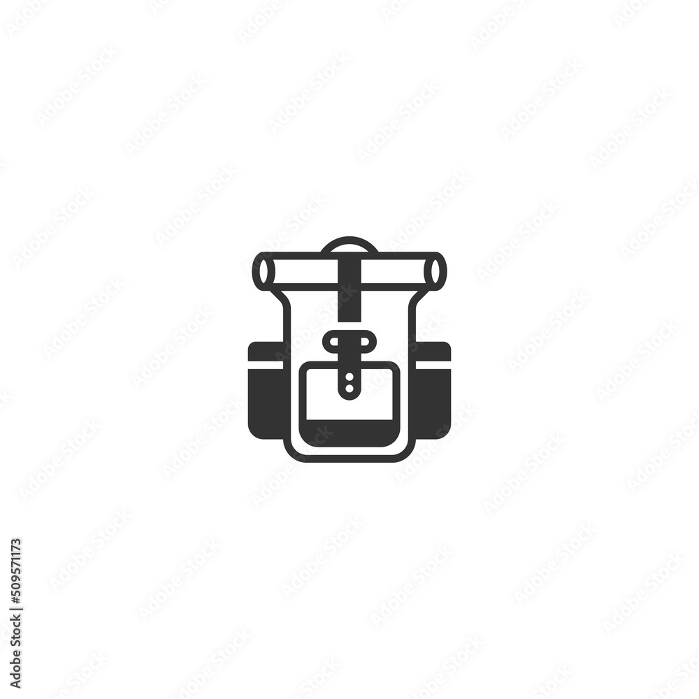 Backpack line icon. linear style sign for mobile concept and web design. Backpack outline vector icon. Symbol, logo illustration. Vector graphic Backpack line icon. linear style sign for mobile concept and web design. Backpack outline vector icon. Symbol, logo illustration. Vector graphic