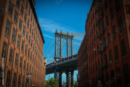 Pont de Manhattan à New York aux USA - Dumbo © trolhas