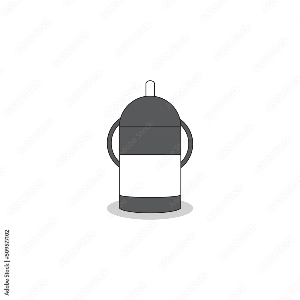 Bottle of water concept illustration Free Vector Bottle of water concept illustration Free Vector