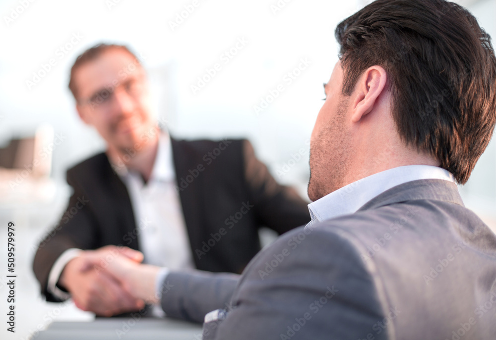 close up. handshake of business people close up. handshake of business people