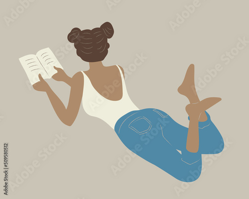 man reading a book