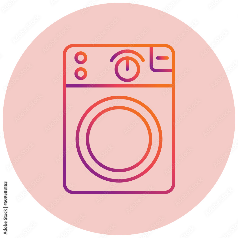 Smart Washing Machine Icon Smart Washing Machine Icon