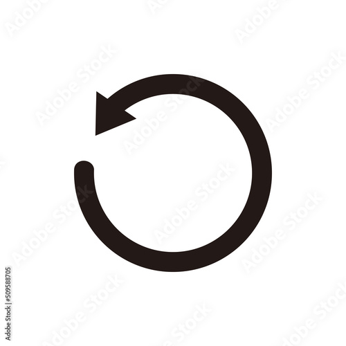 refresh icon vector Illustration symbol