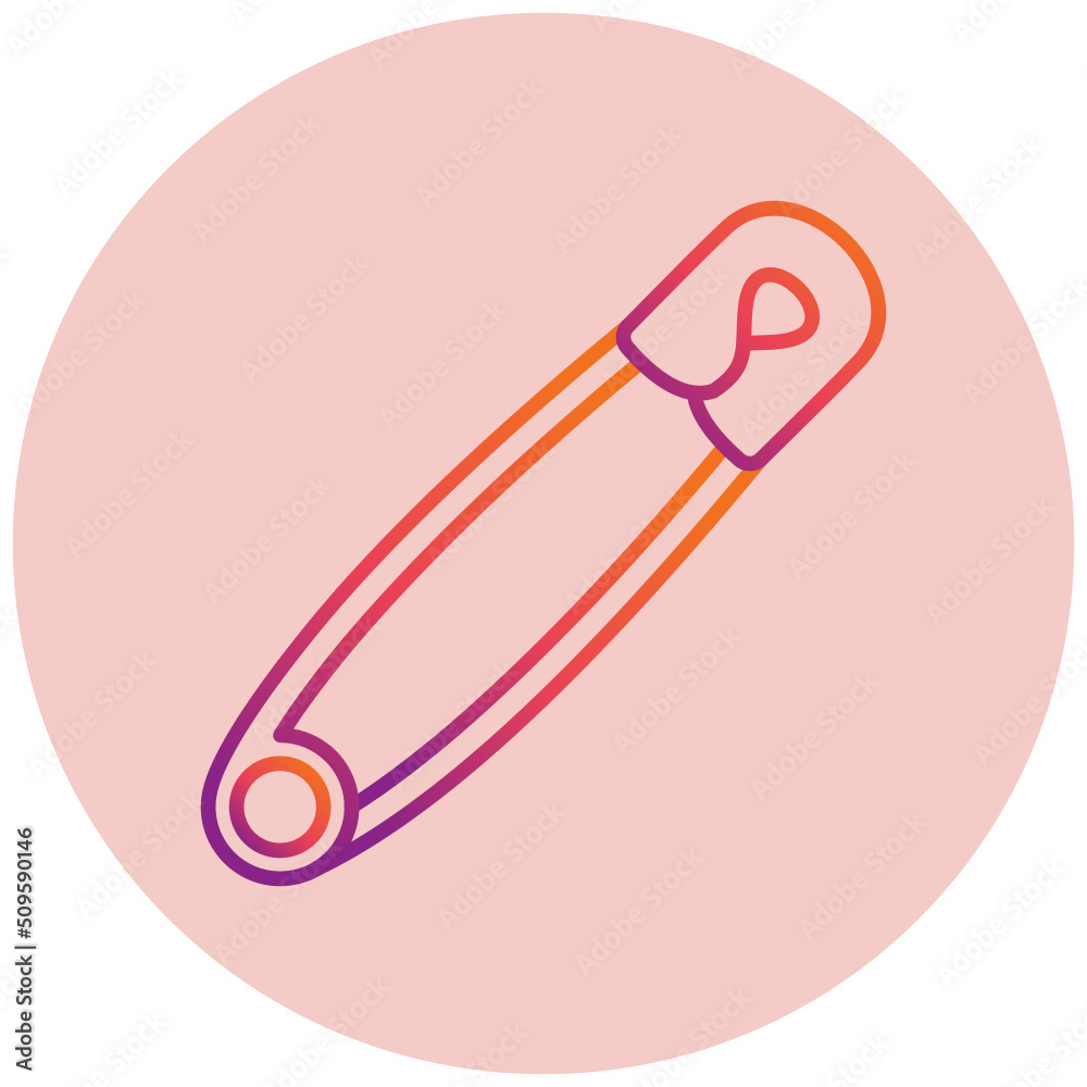 Safety Pin Icon Safety Pin Icon