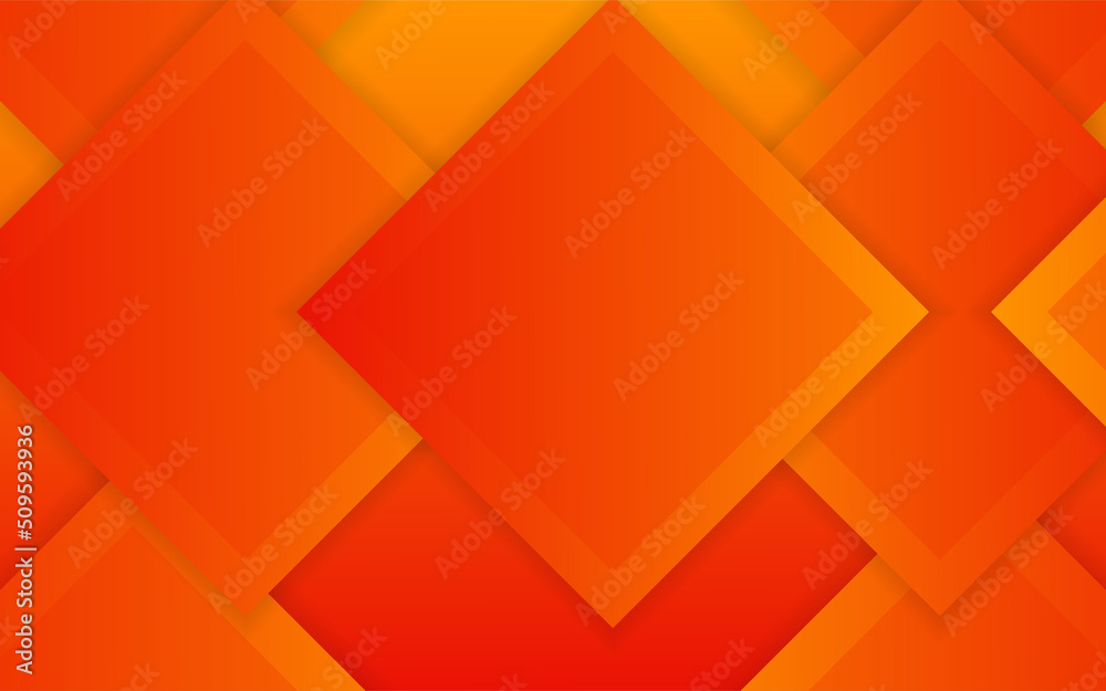 Abstract orange background with geometric creative and minimal gradient concepts