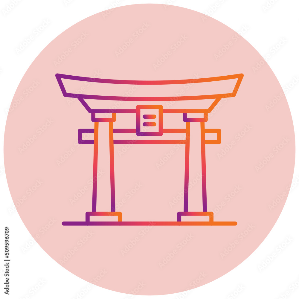 Torii Gate Icon Torii Gate Icon
