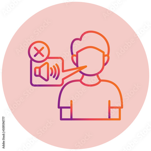 Inability To Speak Icon
