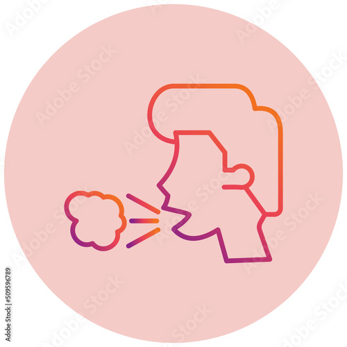 Difficulty Breathing Icon